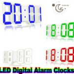 Uhr Digital 3D Glowing Night Mode Helligkeit einstellbar