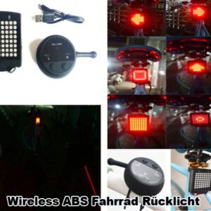 Fahrrad Rücklicht Wireless USB wiederauf