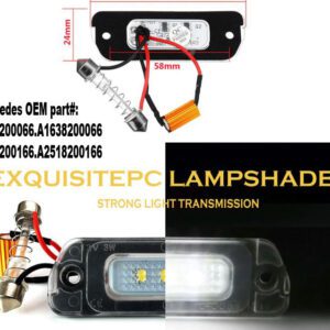 Mercedes Benz W163 V251LED Kennzeichenleuchte