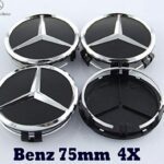 Benz 75mm 4X Felgeneinsatzkappen
