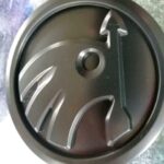 Skoda Emblem schwarz matt 90mm / 80