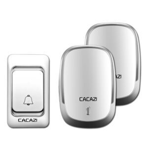 Doorbell DC battery-operated Waterproof Smart Home Cordless Doorbell Chime 200M Remote 23A12V Battery Button